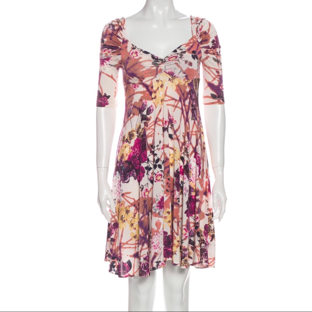 JUST CAVALLI Floral Dress